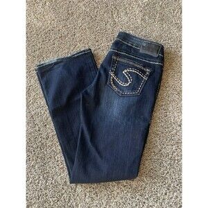 Silver Jeans Women's Boot Cut Dark Blue